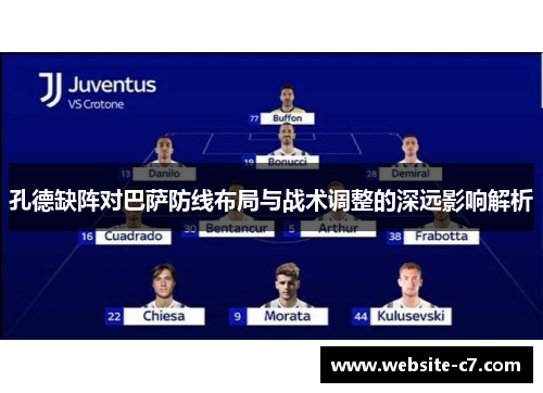 孔德缺阵对巴萨防线布局与战术调整的深远影响解析