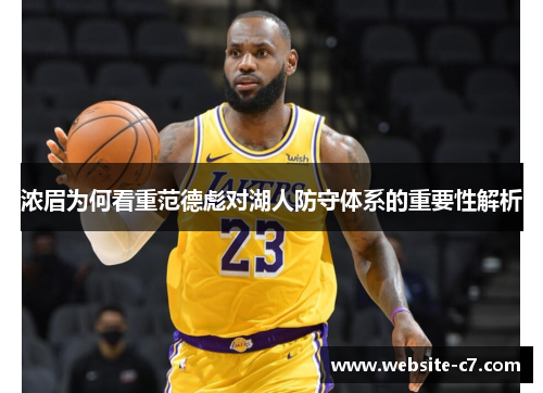 浓眉为何看重范德彪对湖人防守体系的重要性解析