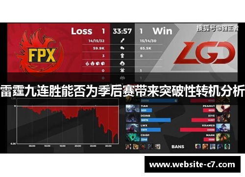 雷霆九连胜能否为季后赛带来突破性转机分析